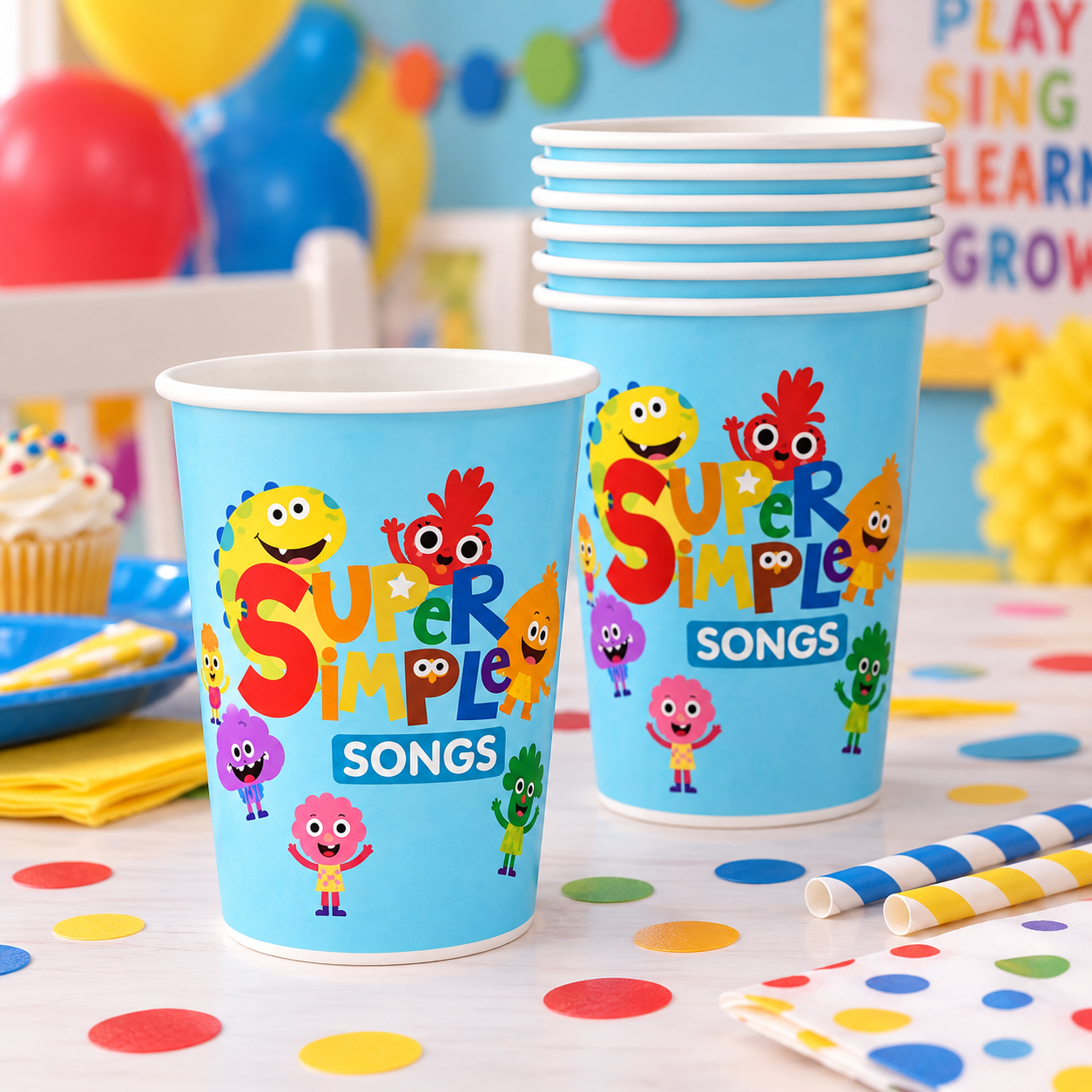 Super Simple Songs 9oz Cups - 10 PK